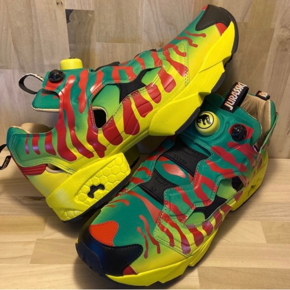 Reebok Instapump Fury x Jurassic Park shoes sz 10.5